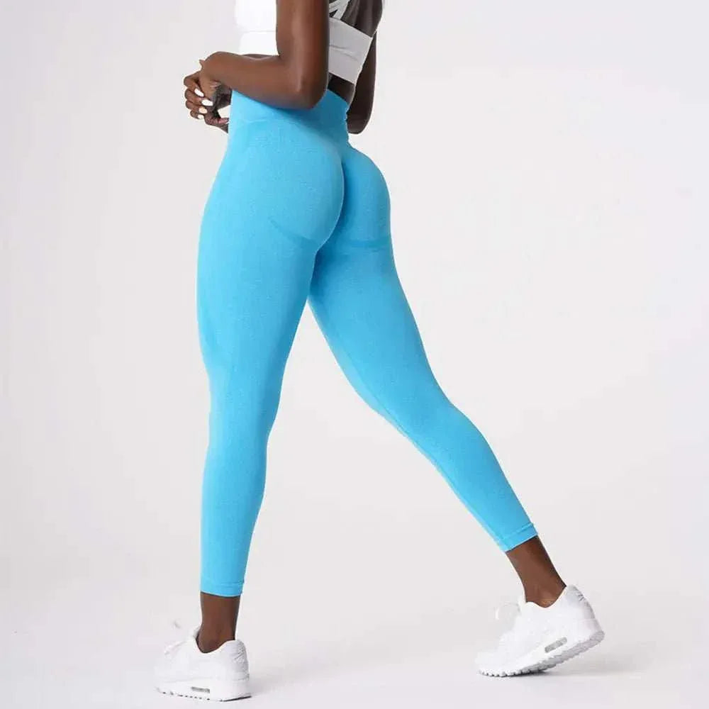 High Waist Yoga Womens Leggings - Moisture-Wicking, Comfortable Fitness Tights for Workouts - Allen-Fitness