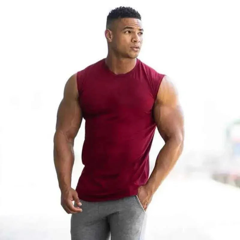 Gym Vest for Men - Comfortable Exercise Clothing with Stylish Design - Allen-Fitness