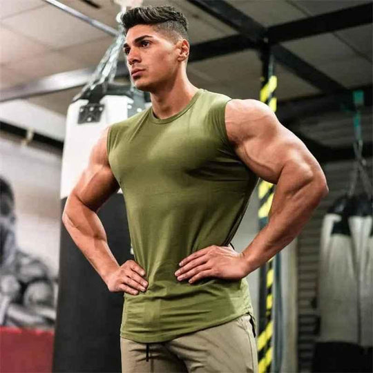 Gym Vest for Men - Comfortable Exercise Clothing with Stylish Design - Allen-Fitness