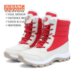 Snow Boots Plush Warm Ankle Boots for Women Winter Shoes Waterproof Boots Female Winter Shoes Booties Botas Mujer Platform Heels - Allen-Fitness