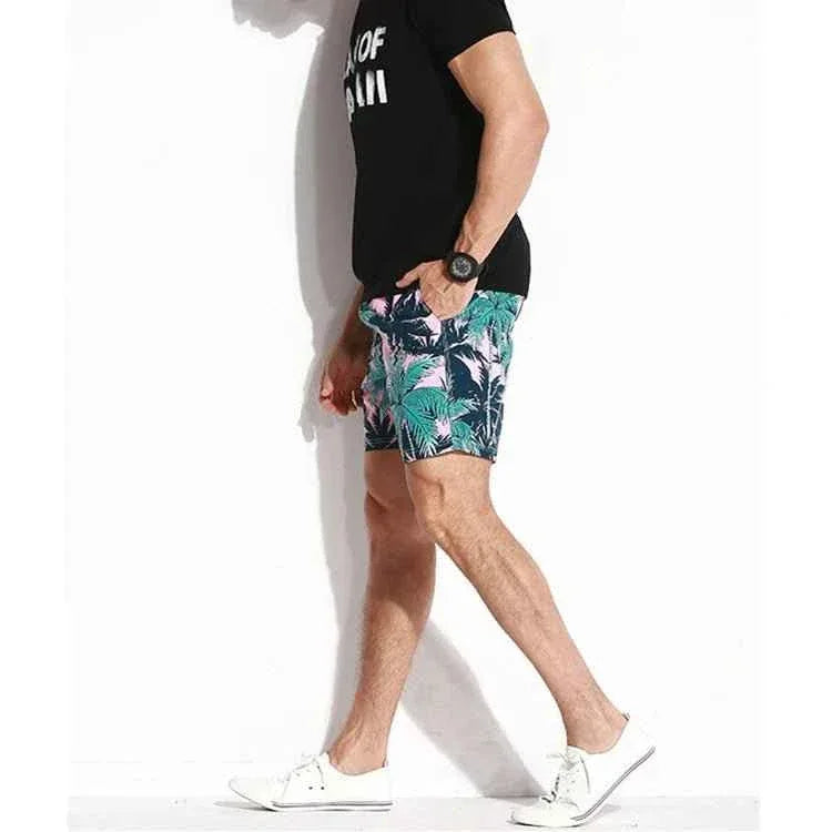 Quick Dry Swimming Trunks for Men - Xiamen Swim Printed Board Shorts - Allen-Fitness