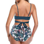 Summer Sexy High Waist 2 Piece Swimsuit for Women - Flattering Design, Quick-Drying Fabric - Allen-Fitness