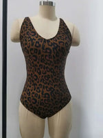 Striped Floral Deep V Beach Bodysuit - Trendy Swimwear for Women - Allen-Fitness