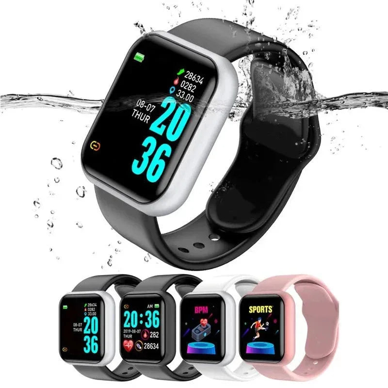 D20 smartwatch Y68 relogio montre reloj inteligente Sport Fitness Band Waterproof Wearable Devices Android Smart Watch - Allen-Fitness