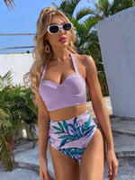 High waist bathing suit plus size designer swimwear womens bikinis - Allen-Fitness