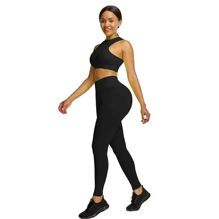 fast dry solid cheap tracksuits loose yoga active wear sets short sleeve suit plus size running workout short clothes for women - Allen-Fitness