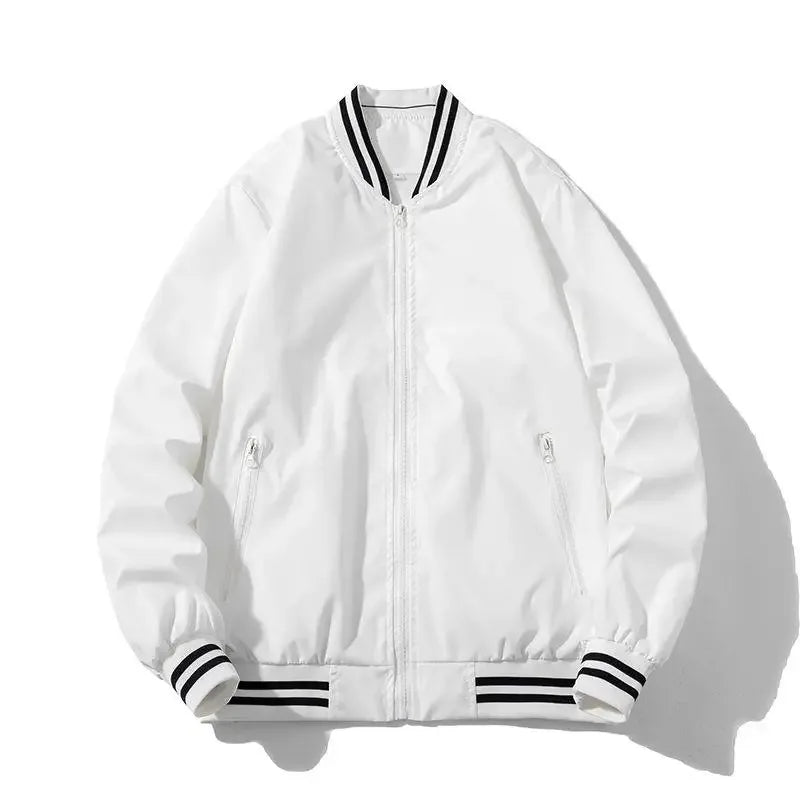 Waterproof Varsity Jacket for Men - Plus Size Baseball and Windbreaker Style - Allen-Fitness