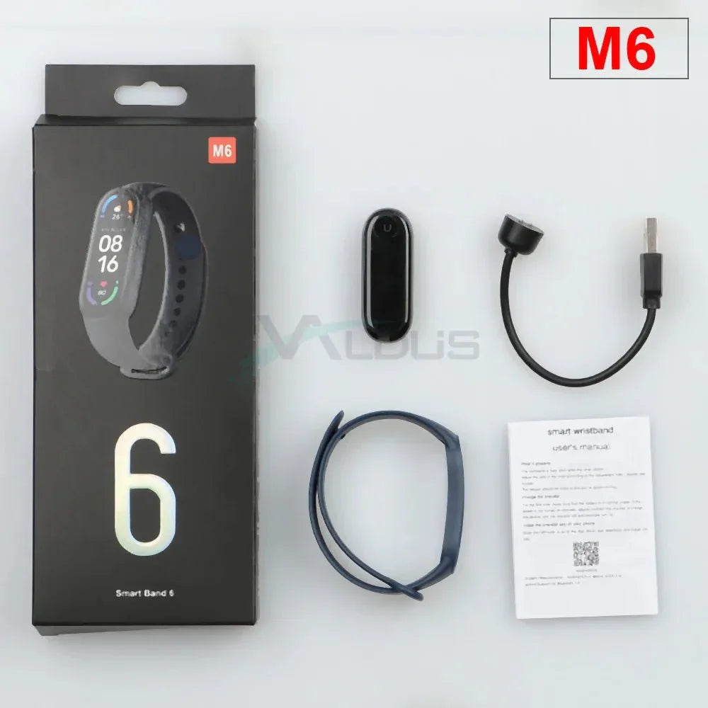 Valdus M6 Fitness Wristband with Sport Smart Watch 6 Band - Allen-Fitness