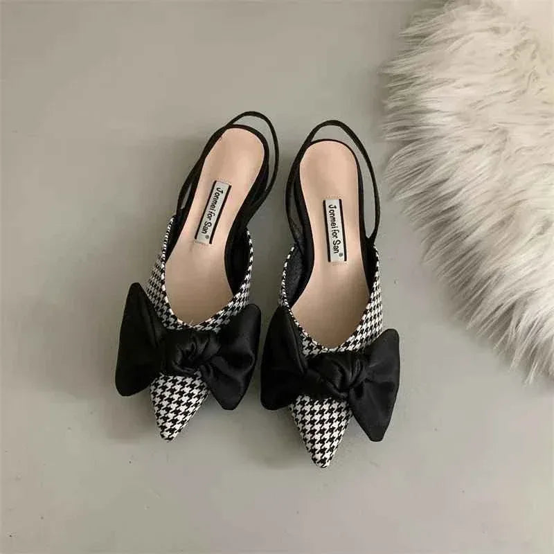 Comfortable Women's Flat Shoes with Elegant Toe Bow - Stylish & Versatile - Allen-Fitness