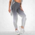 Gradient Yoga Butt Lift Tight Workout Seamless Fitness Gym Leggings For Women - Allen-Fitness