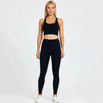 Women Training Gym Sports Bra Leggings 2 Piece Fitness Clothing Wear Yoga Sets - Allen-Fitness
