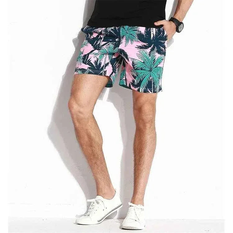 Quick Dry Swimming Trunks for Men - Xiamen Swim Printed Board Shorts - Allen-Fitness