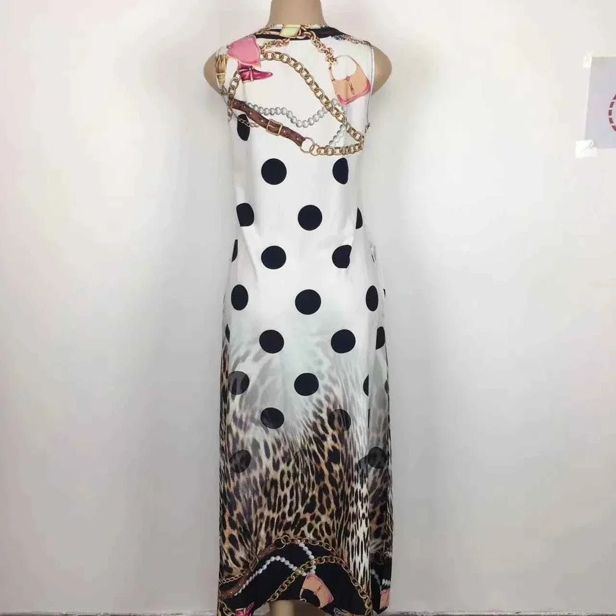 Summer Sleeveless Plus Size Women's Evening Dress - Bohemian Retro Casual Dresses - Allen-Fitness