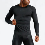 Long Sleeve Gymwear Men's T-shirt | Fitness Sportswear - Allen-Fitness