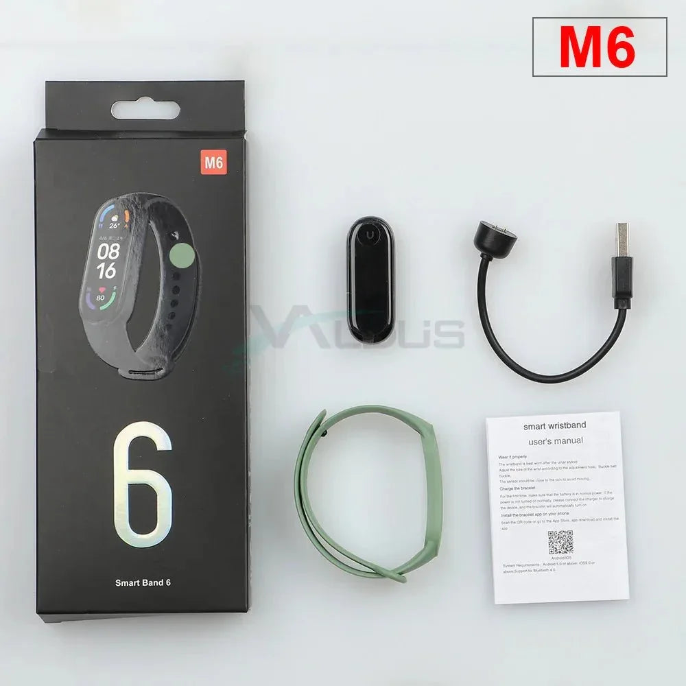 Valdus M6 Fitness Wristband with Sport Smart Watch 6 Band - Allen-Fitness