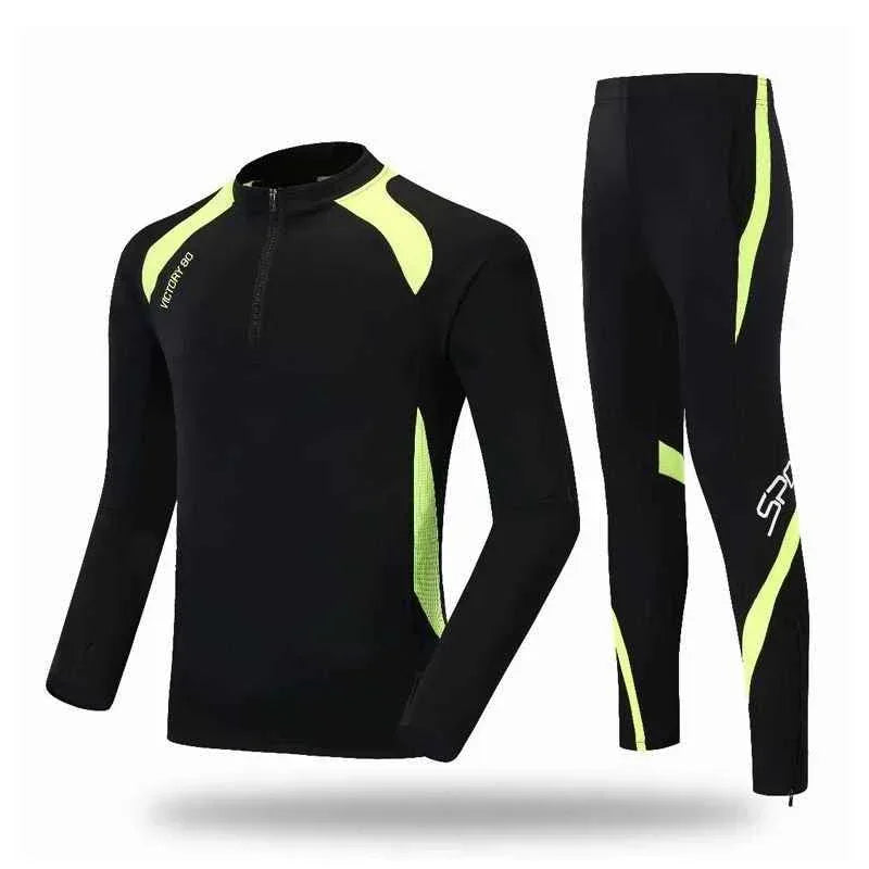 Men Winter Tracksuit - Boys Jogging Two Piece Set - Breathable & Lightweight - Allen-Fitness