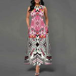 Summer Sleeveless Plus Size Women's Evening Dress - Bohemian Retro Casual Dresses - Allen-Fitness