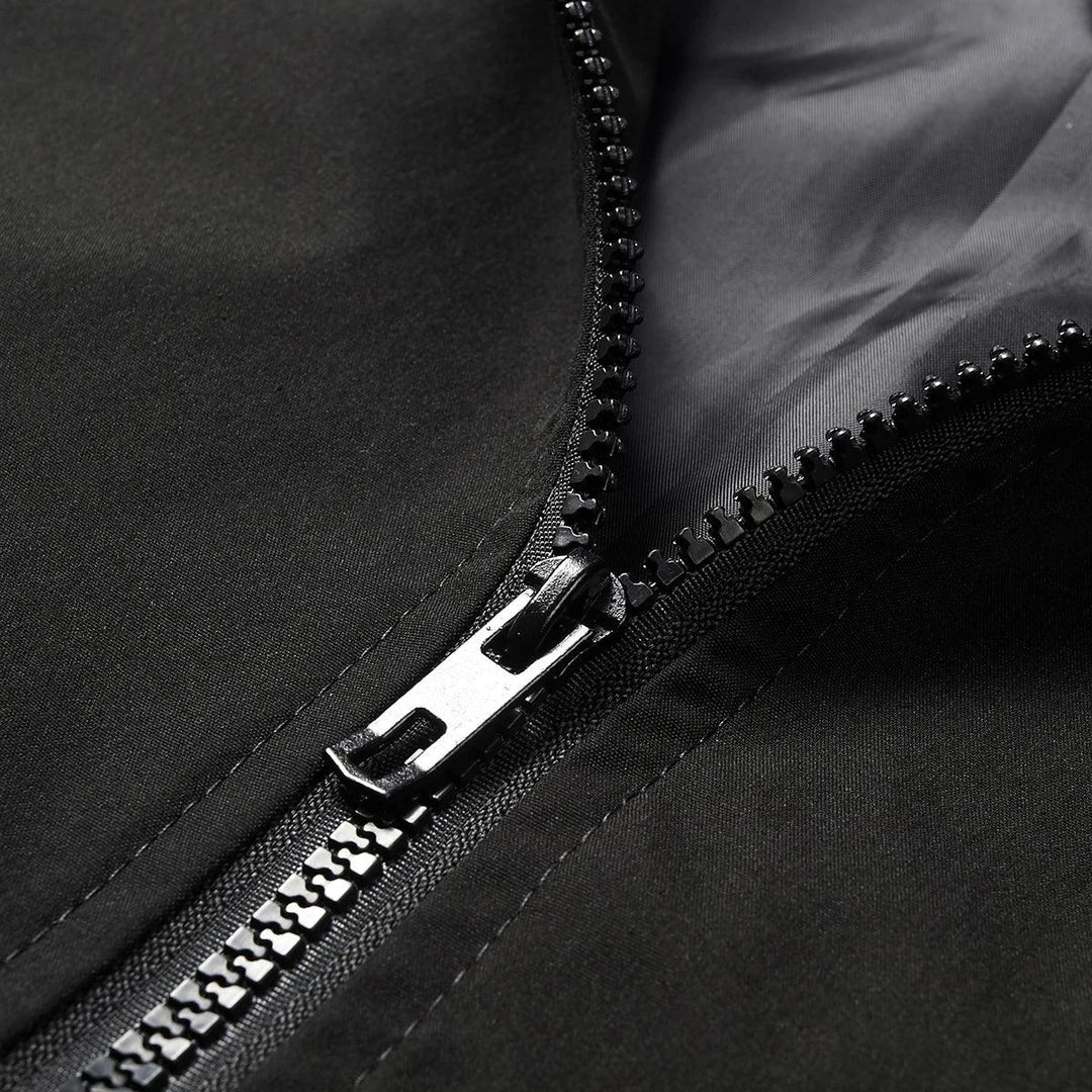 Waterproof Varsity Jacket for Men - Plus Size Baseball and Windbreaker Style - Allen-Fitness