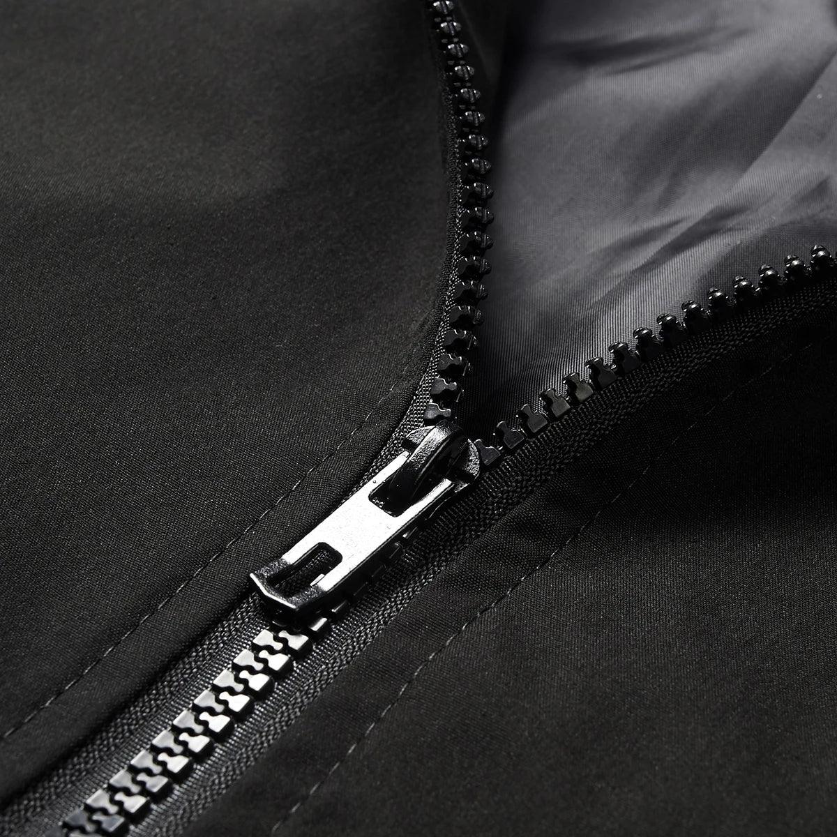 Waterproof Varsity Jacket for Men - Plus Size Baseball and Windbreaker Style - Allen-Fitness