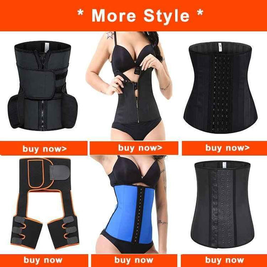 Plus Size Waist Trainer - 2024 New Custom Logo Double Compression Latex Corset - Allen-Fitness