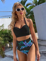 High waist bathing suit plus size designer swimwear womens bikinis - Allen-Fitness