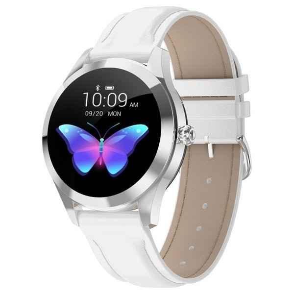 Waterproof Heart Rate Monitoring Stainless Steel kw10 Smartwatch women Smart Watch Fitness Bracelet - Allen-Fitness