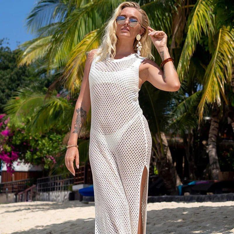 New beach blouse vest knitwear seaside vacation wholesale rasta fabrics clothing Bikini swimwear - Allen-Fitness