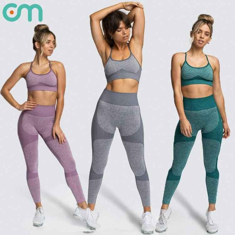 Womens Fitness Leggings - Seamless Workout Gym Sports Yoga Sets - Allen-Fitness