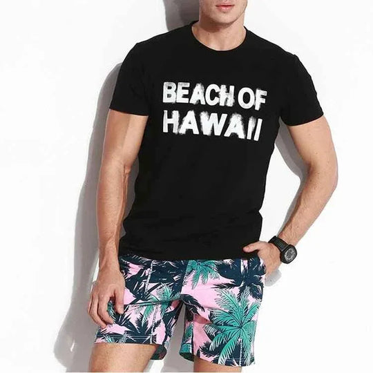 Quick Dry Swimming Trunks for Men - Xiamen Swim Printed Board Shorts - Allen-Fitness