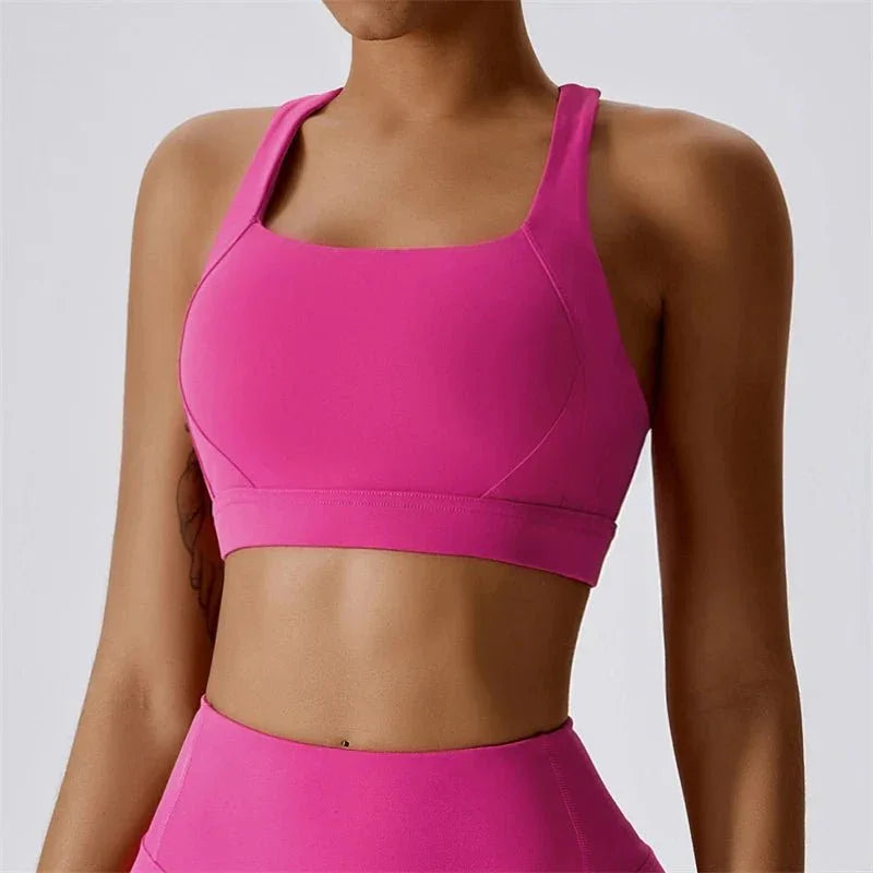 Women Popular New Design Long Sleeve Shirt Short Legging Bra Sports Gym Set Yoga Wear Set Fitness Set - Allen-Fitness