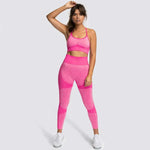 Womens Fitness Leggings - Seamless Workout Gym Sports Yoga Sets - Allen-Fitness