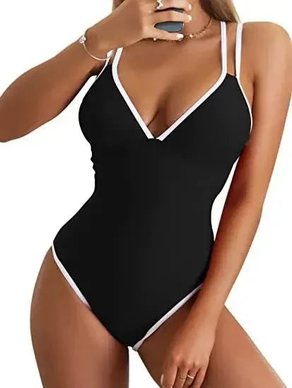 Padded Spaghetti Strap Swimwear for Women - Stylish Comfort &amp; Support - Allen-Fitness