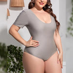 Women's Plus Size One-Piece Swimsuit - Stylish and Flattering Design - Allen-Fitness