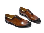 Genuine leather men dress shoes & oxford shoes fashion high quality gentleman shoes for business and party - Allen-Fitness