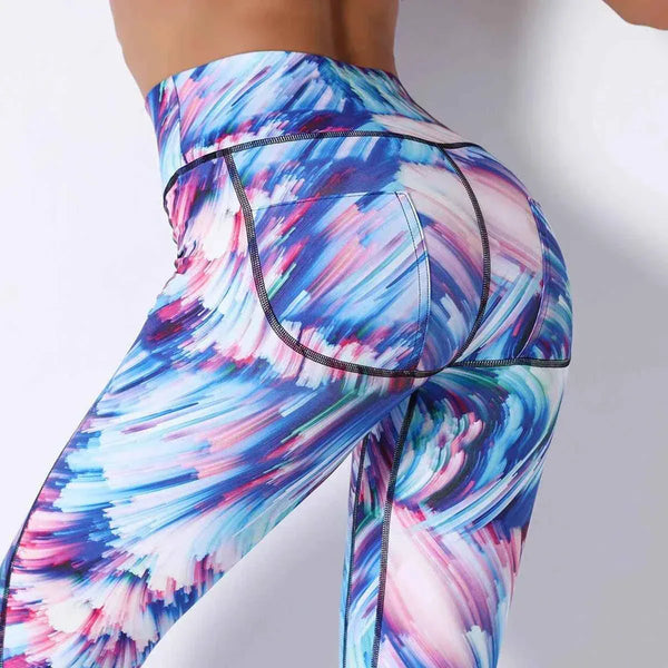 Breathable Quick Drying Yoga Pants for Women - Fitness High Waist Tight Elastic Sports Leggings - Allen-Fitness