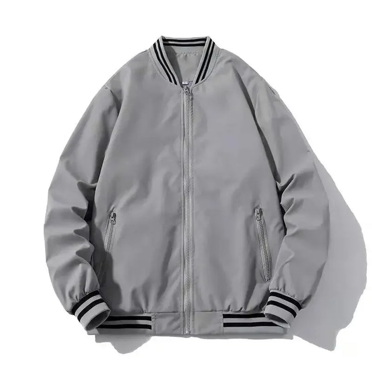 Waterproof Varsity Jacket for Men - Plus Size Baseball and Windbreaker Style - Allen-Fitness