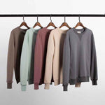 YLS Designer Heavy 100% Cotton Mens Casual High Quality Sweatshirts - Allen-Fitness