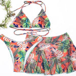 Trend Women Swimwear 3-Piece High Waist Swimsuit Set - Allen-Fitness