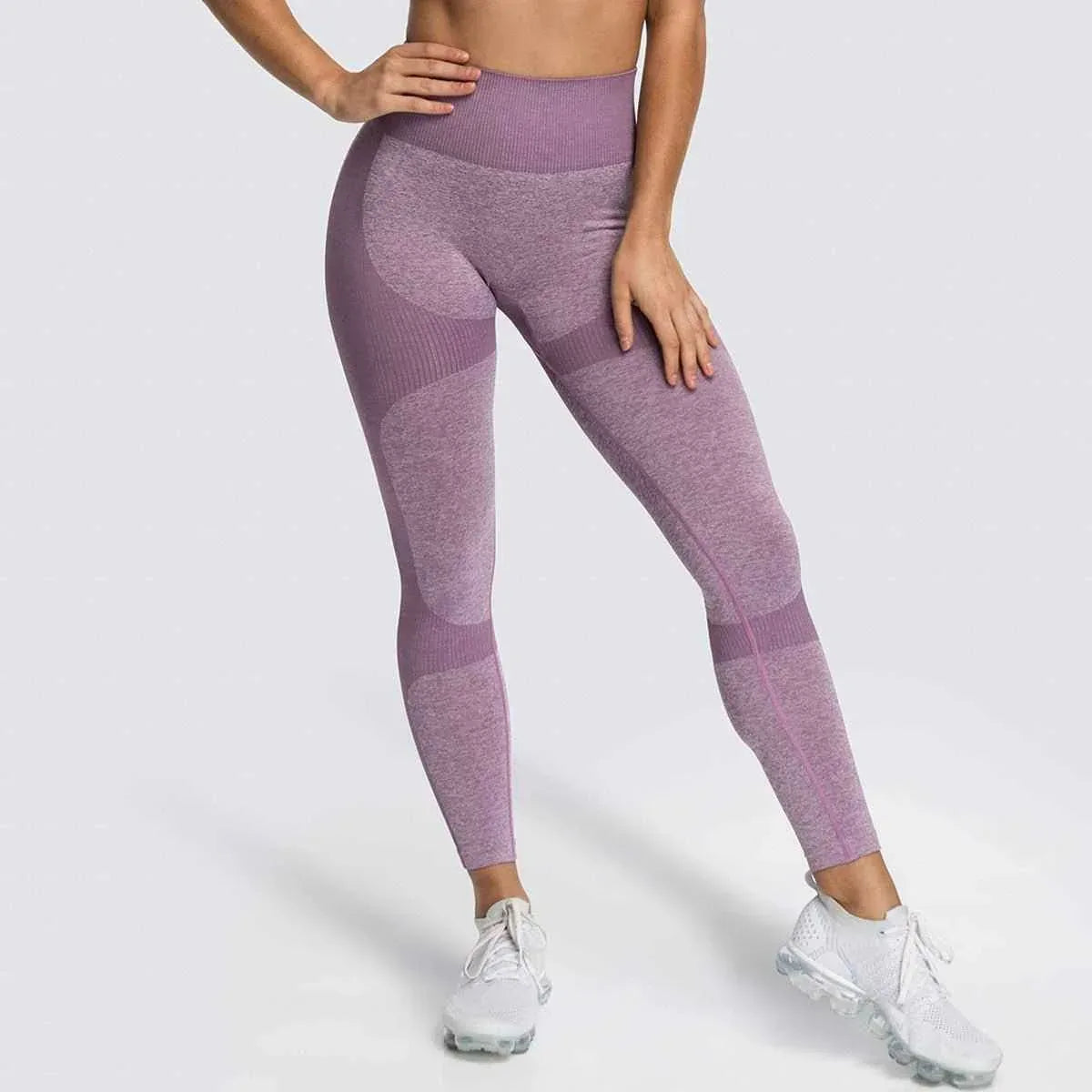 2 Piece Set Seamless Gym Wear Leggings for Women with Breathable Yoga Bra - High Quality Activewear - Allen-Fitness