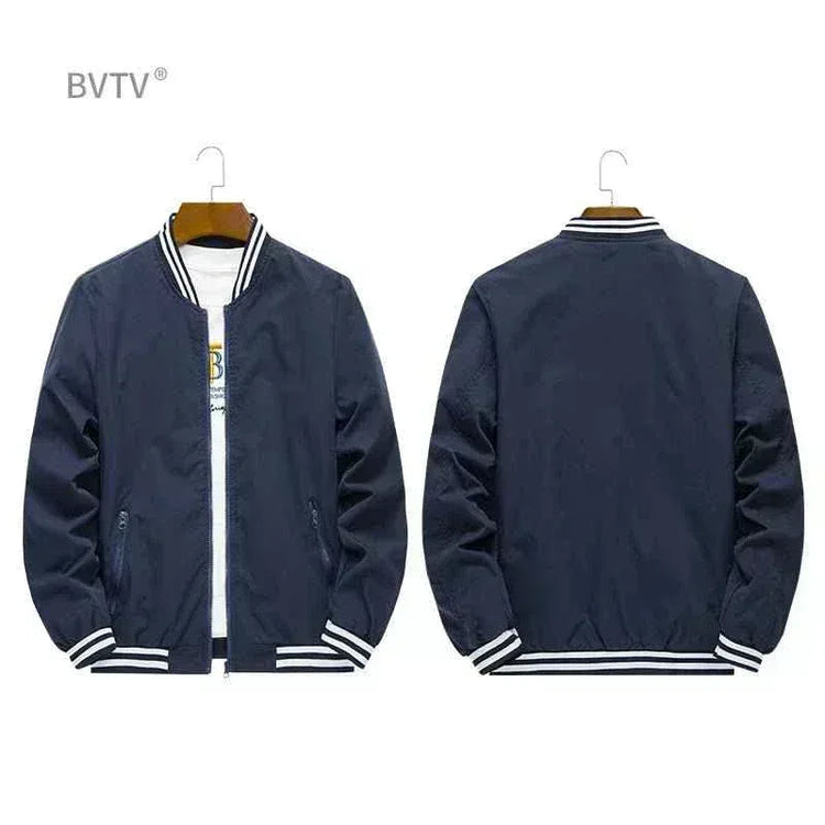 Baseball jacket quickdry custom windbreaker varsity jacket man waterproof plus size jackets - Allen-Fitness