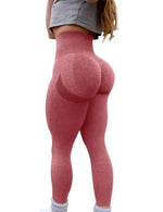 New Design Workout Plus Size Women's Leggings High Waist Yoga Pants Tummy Control Lift Leggings BK227 - Allen-Fitness