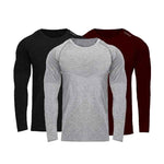 O Neck Long Sleeve Mesh Quick Dry Athletic T Shirt for Men - Allen-Fitness