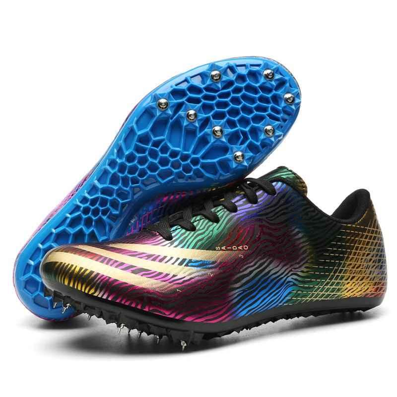 Adult Track and Field Sprinting Long Jump running Spikes nail Shoes Sport Sneaker - Allen-Fitness