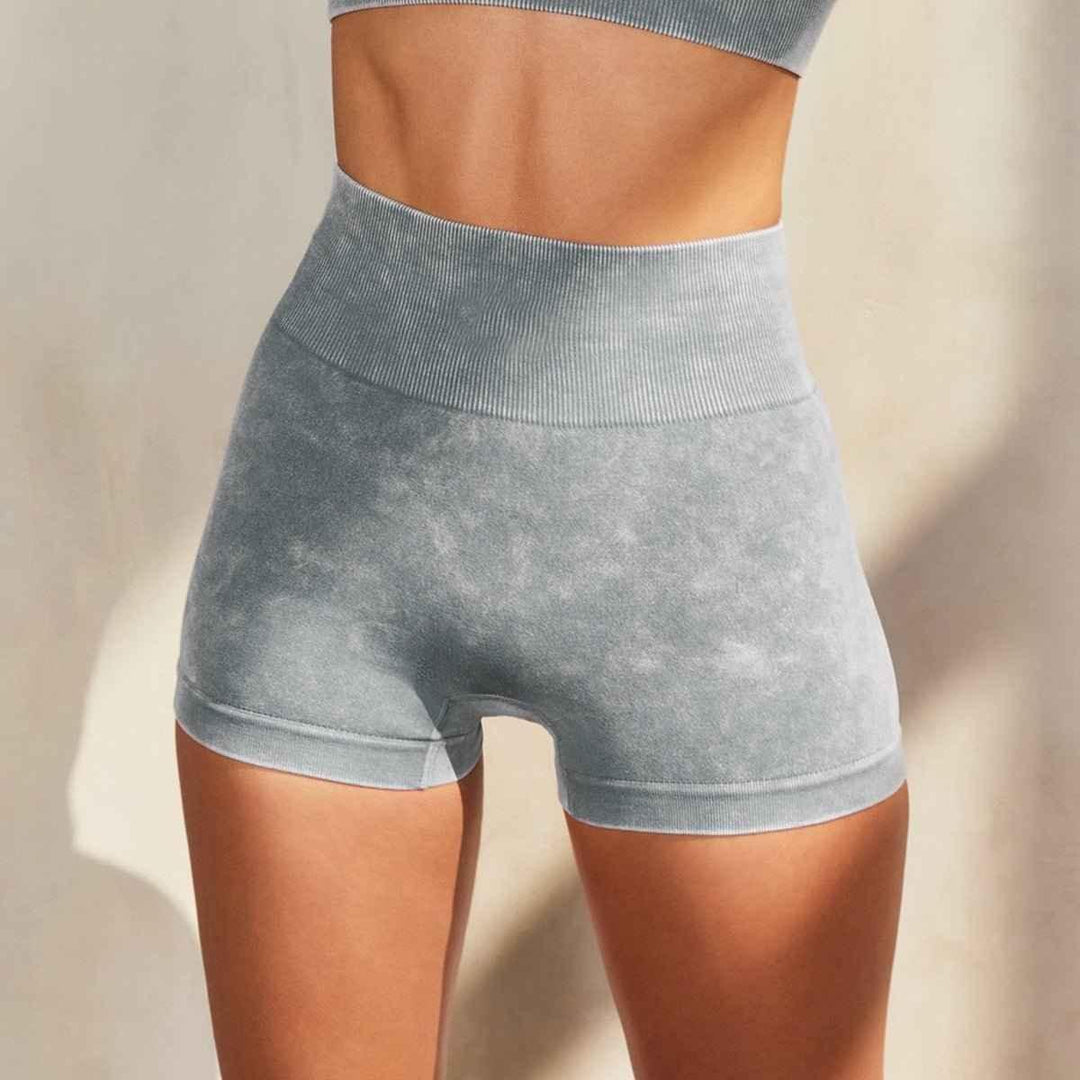 women workout zipper long sleeve tops suit halter sport bra and shorts 5 piece yoga leggings set - Allen-Fitness