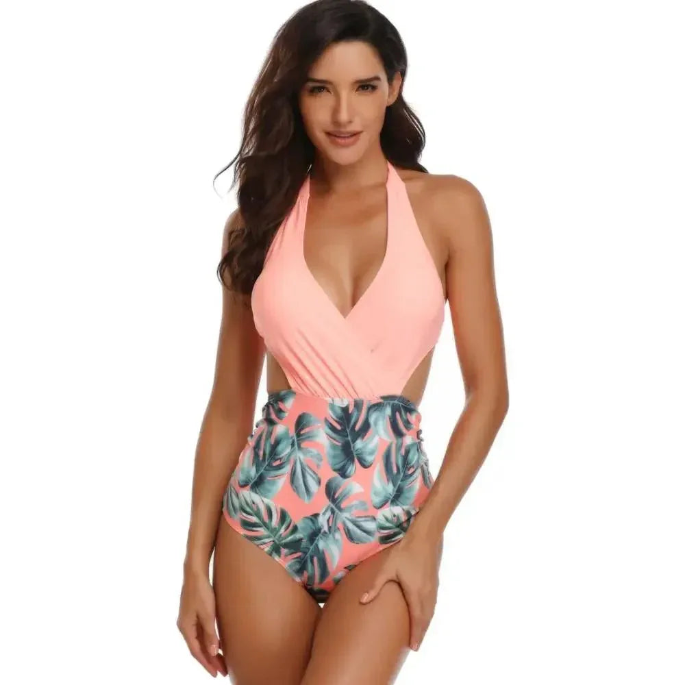 Eco-Friendly Plus Size One-Piece Luxury Swimming Suit - Comfortable Fashionable Bikini for Women - Allen-Fitness