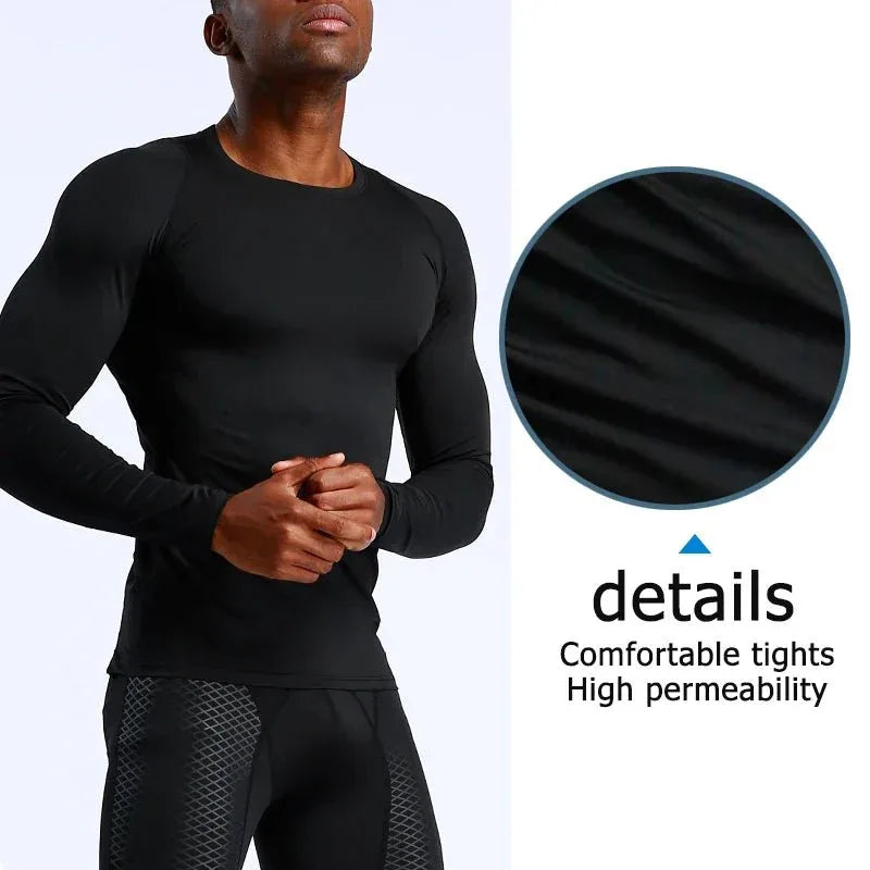 Long Sleeve Gymwear Men&