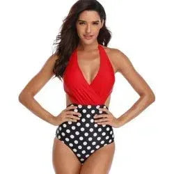 Eco-Friendly Plus Size One-Piece Luxury Swimming Suit - Comfortable Fashionable Bikini for Women - Allen-Fitness