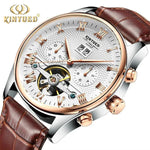 Top Brand Luxury Men's Watches - Waterproof Sport Automatic Mechanical Tourbillon Hollow Out Watch - Allen-Fitness