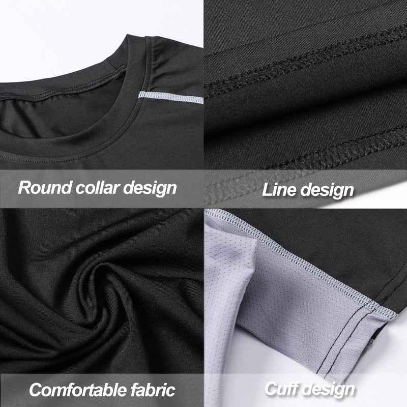 Mens Gym Tank Top - High-Quality Spandex Compression Sport Running Shirt - Allen-Fitness