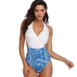 Eco-Friendly Plus Size One-Piece Luxury Swimming Suit - Comfortable Fashionable Bikini for Women - Allen-Fitness